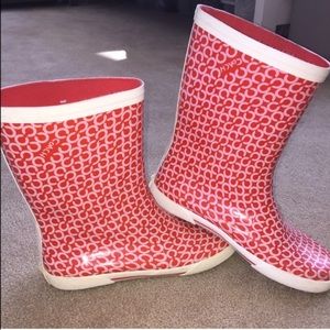 Coach Rain boots 🙆