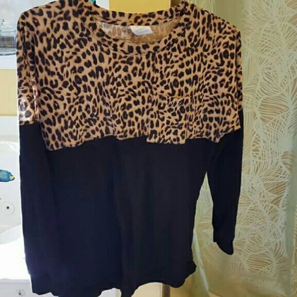 Pink/ pocket long sleeve