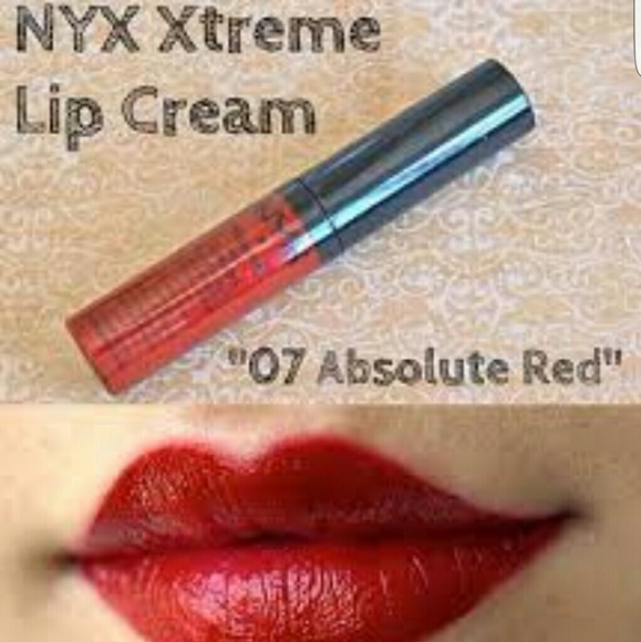 NEVER USED Nyx xtreme lip cream in 07 Absolute Red