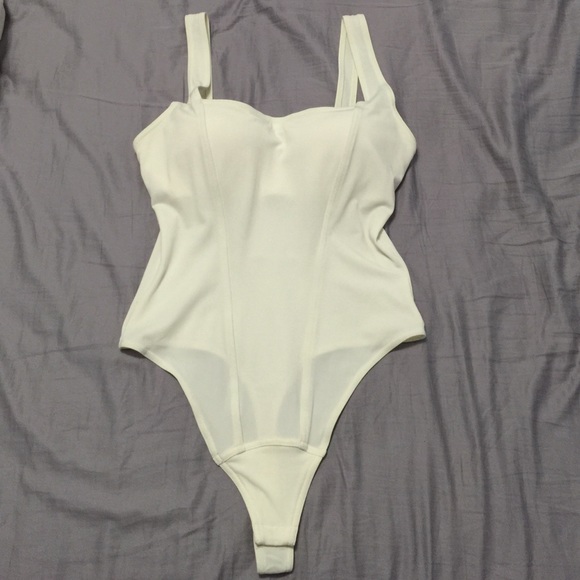 Mods international- Eggshell White Bodysuite