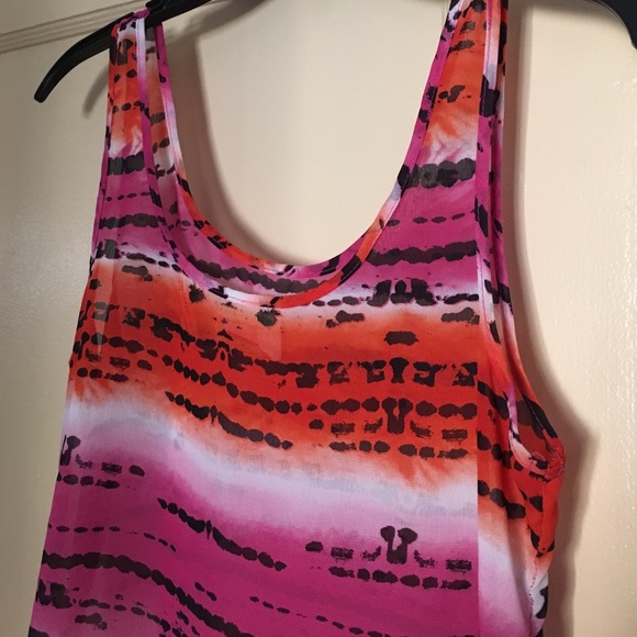 Multicolor sheer top - Picture 3 of 4