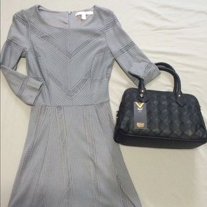 NWT Versace black quilted top handle bag purse