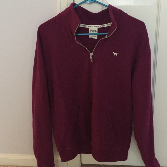 PINK Half-Zip Sweatshirt