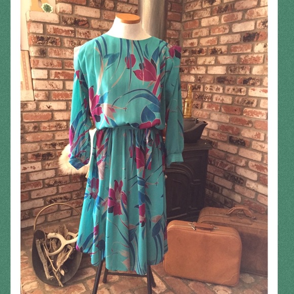 Vintage 80's Sheer Dress