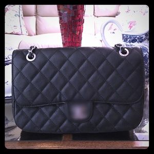 Black Classic Flap Bag Medium