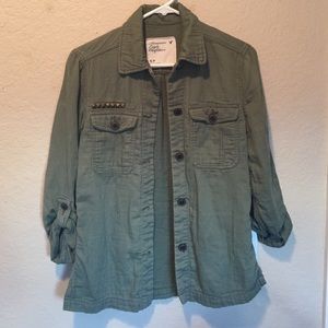 American Eagle Military Style Shirt