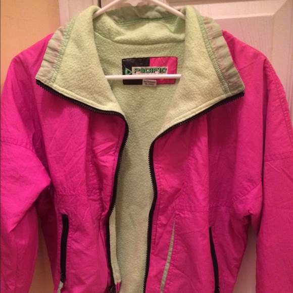 Pink and Green Jacket