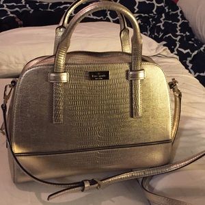 Gold Kate spade bag