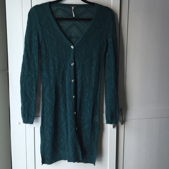 Free People Long Cardigan