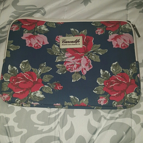 Floral Print Laptop Case