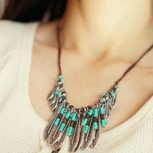 Turkish Ethnic Necklace (Turquoise, Boho)