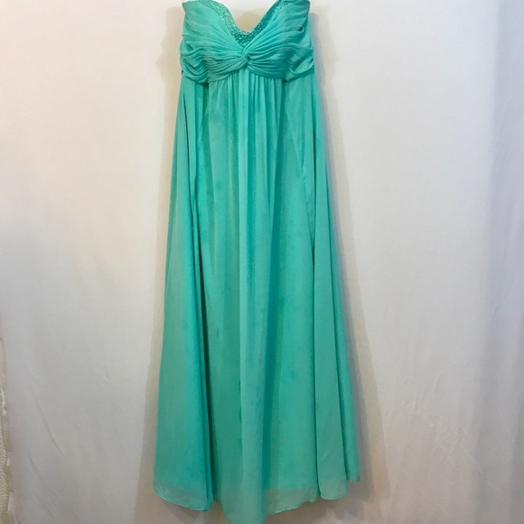 ✖️SOLD✖️ Teal Bridesmaid Dress - Picture 2 of 4
