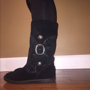 Black Coach boots