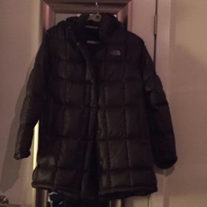 Long north face puffer