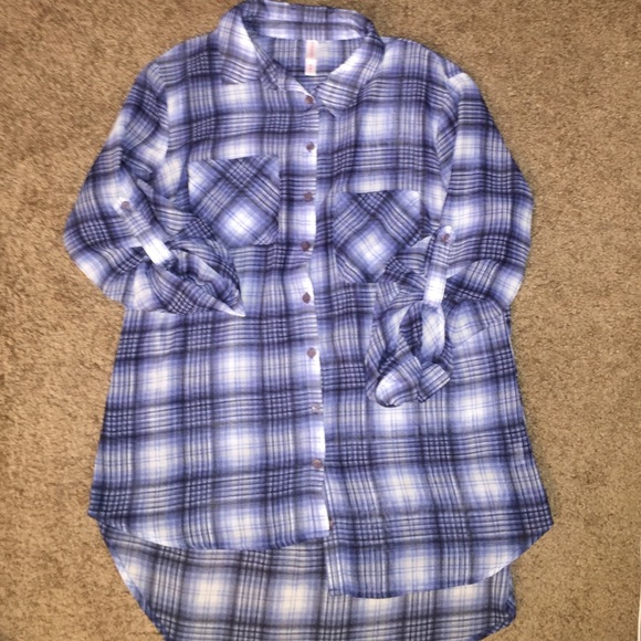 Plaid top