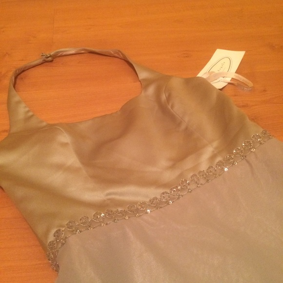 NEW 👗Alfred Angelo Halter Dress - Picture 3 of 3