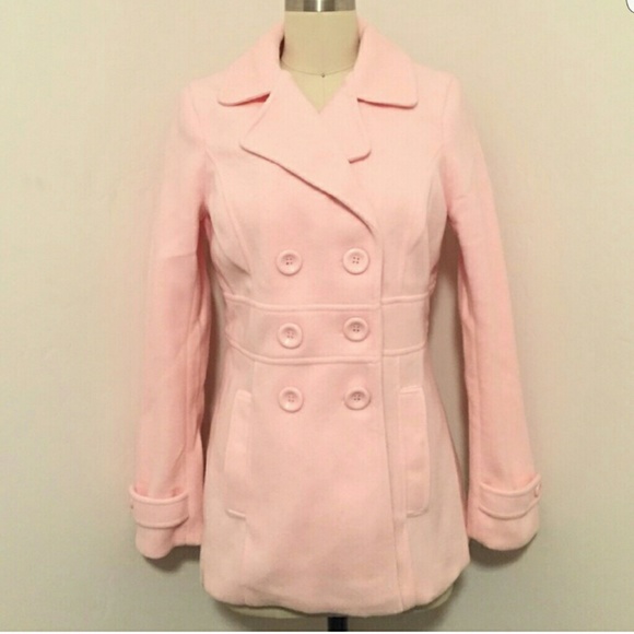 Jackets & Blazers - Pink pea coat