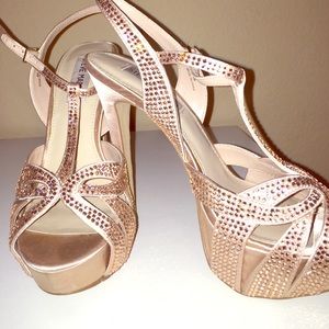 Steve Madden rhinestone heels