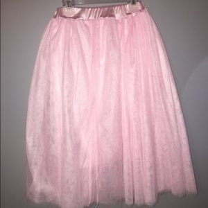 Brand new pink tulle skirt
