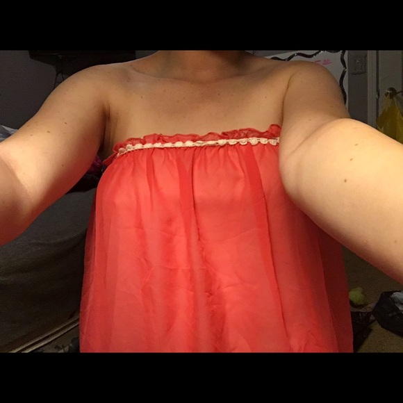 Pink strapless❤️ - Picture 4 of 4