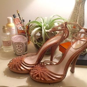 🔴final price drop! Fendi Leather Stiletto Sandals
