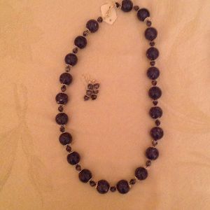 Necklace and earrings set