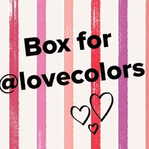 Box for @lovecolors
