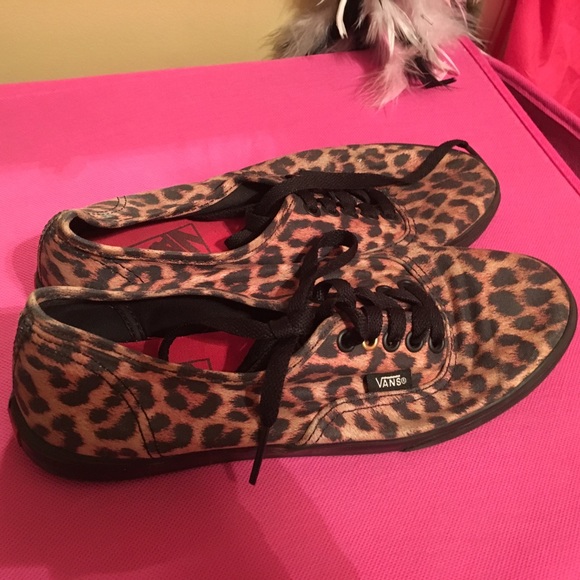 Cheetah print vans