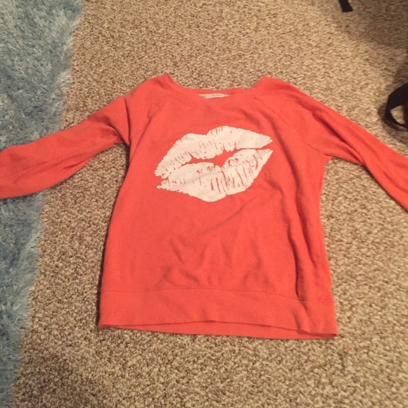 Victoria's Secret kiss sweatshirt