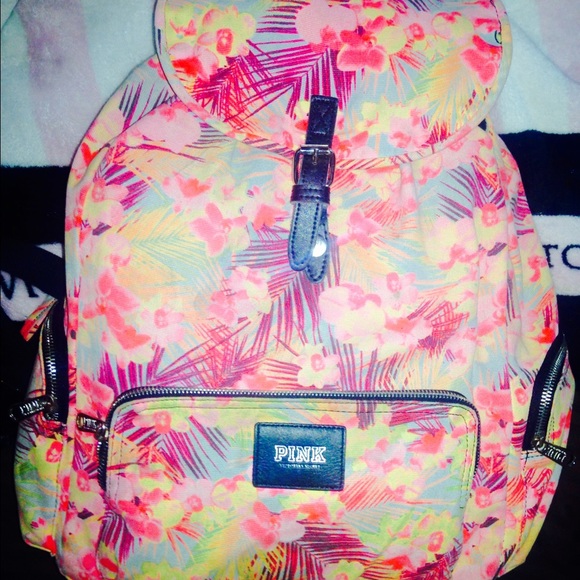 🌺Vs rare floral backpack🌺