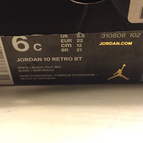Jordan 10 Retro 6c - Picture 2 of 4