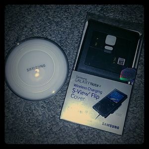 Samsung Galaxy Note 4 charging case &  pad