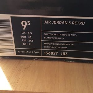 Air Jordan 5's Independence Day edition reupload