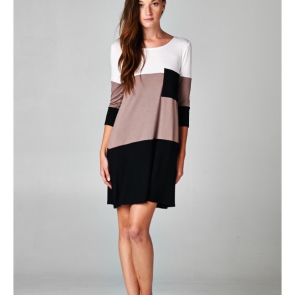 Tops - ❗️CLEARANCE Color Block Tunic/Dress - Red Only