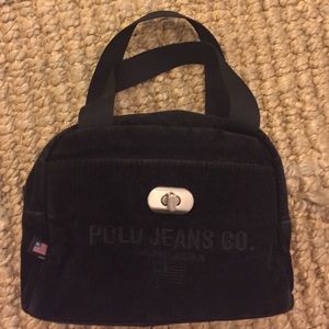 Ralph Lauren Polo corduroy mini satchel purse