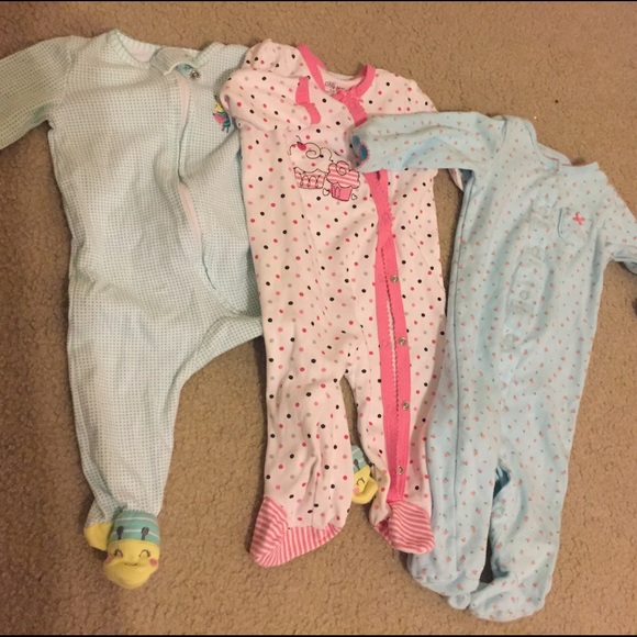 Baby girl sleepers