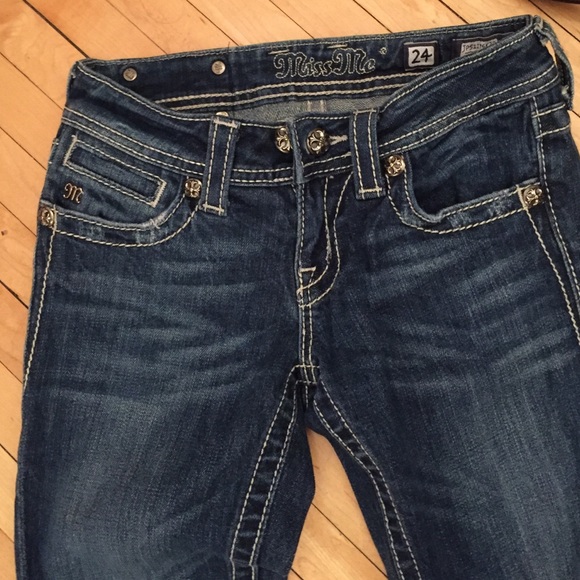 Miss me skinny dark wash jean