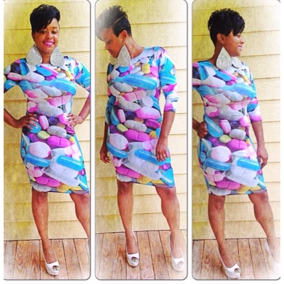 Brand New. "Pills for Days" Dress - Picture 2 of 2