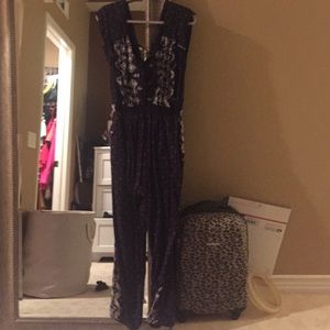 Floral/ Aztec pant romper