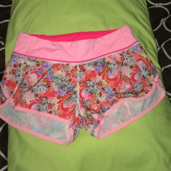 Lululemon floral shorts