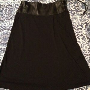 💯 Authentic Michael Kors black skirt tie corset