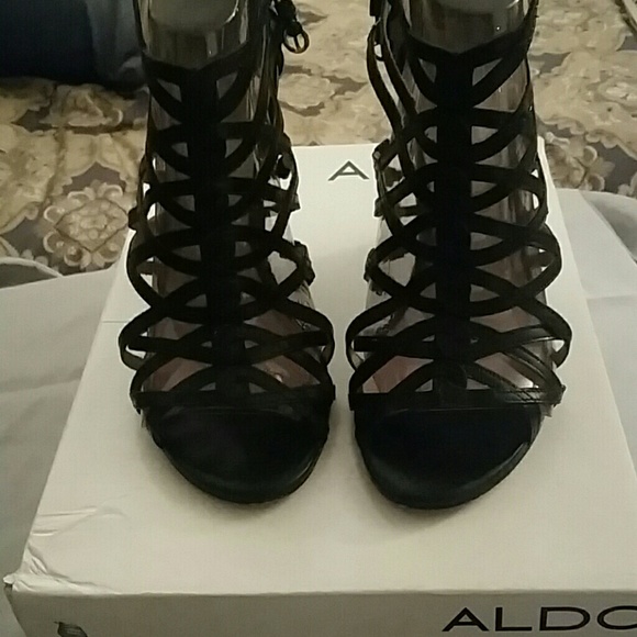 Black Aldo Sandal