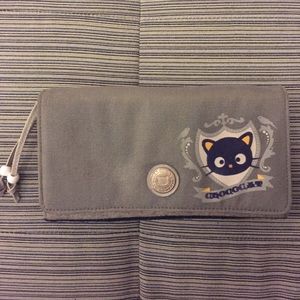 Sanrio Chococat Hello Kitty Navy & Gray Wallet