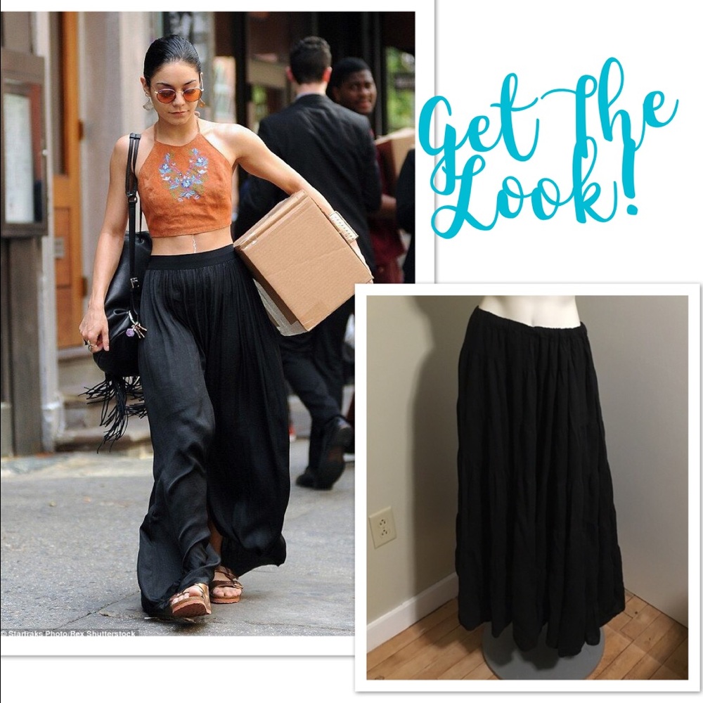 Black Hippy Skirt