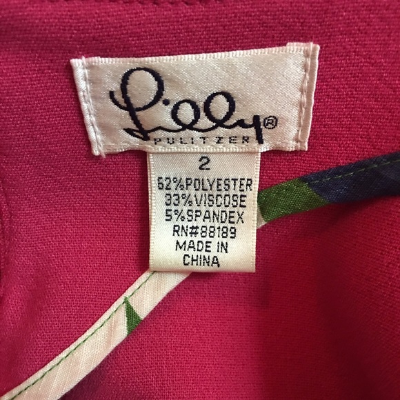 🐊Lilly Pulitzer 👛Pink👛 Sheath Dress🐊 - Picture 2 of 4