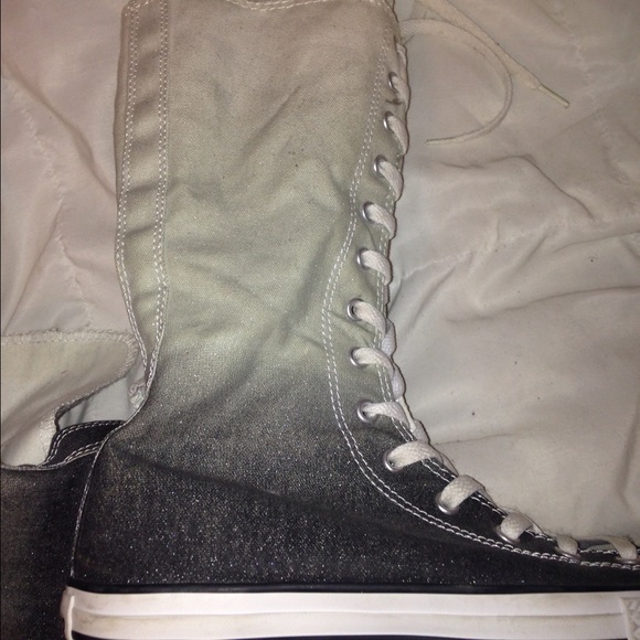 Sparkly ombré all star converses