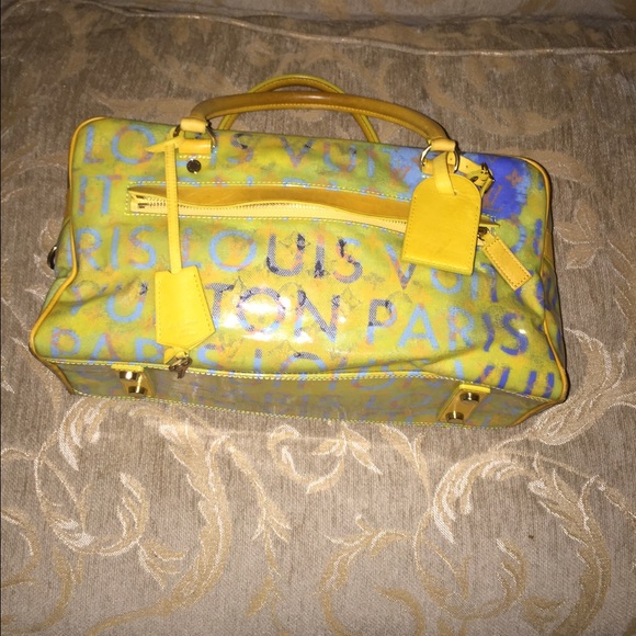 Louis Vuitton Richard Prince Jaune weekend PM Bag
