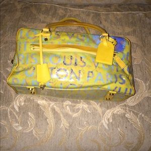 Louis Vuitton Richard Prince Jaune weekend PM Bag