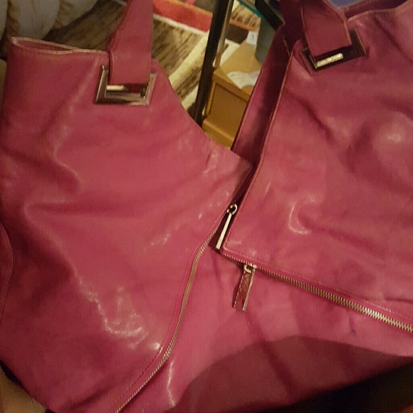 Preloved kooba pink leather bag TRADED RESERVED