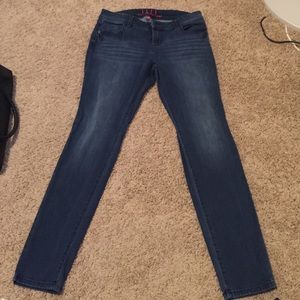 Straight leg jeans